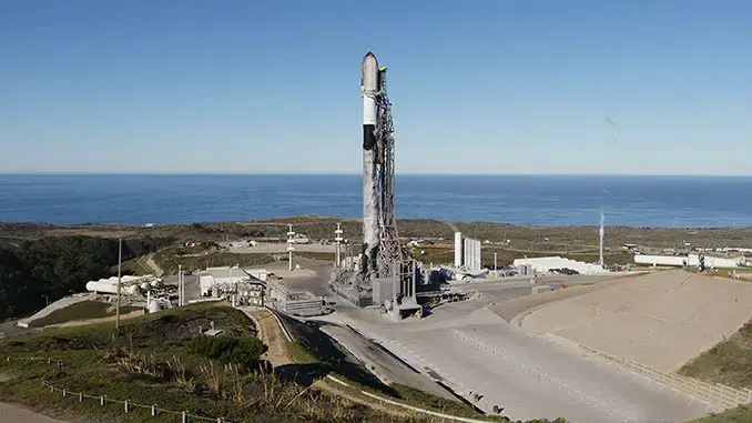 直播报道:SpaceX 将使用猎鹰 9 火箭从范登堡发射 24 颗星链卫星